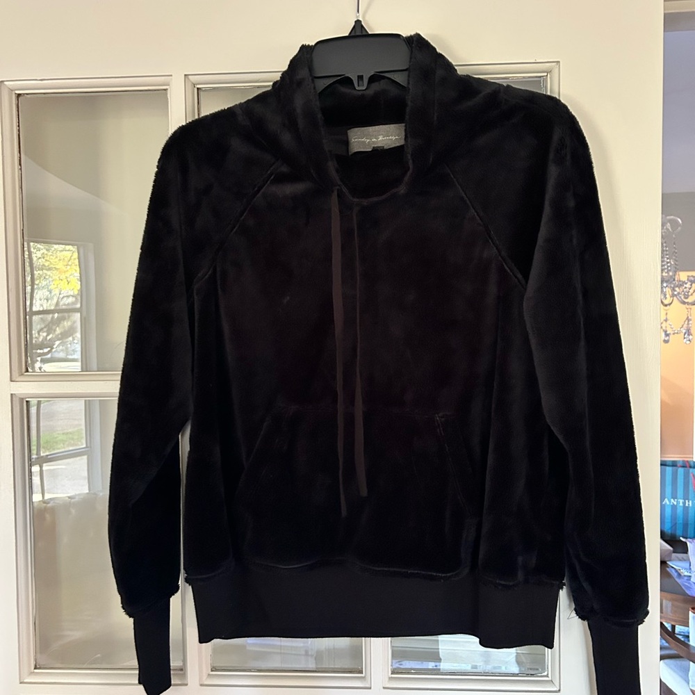 Anthropologie Sunday in Brooklyn Black Fleece Sweater